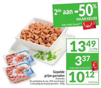 Intermarché Gepelde grijze garnalen aanbieding