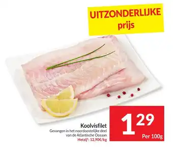 Koolvisfilet Per 100g