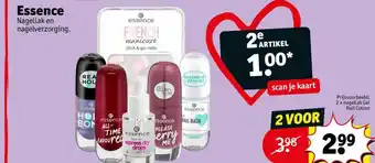Kruidvat Essence Nagellak en nagelverzorging aanbieding