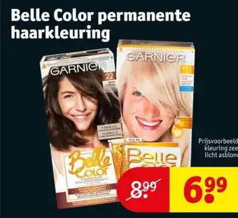 Kruidvat Belle Color permanente haarkleuring aanbieding