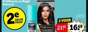 Kruidvat Préférence en Magic Retouch aanbieding