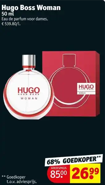 Kruidvat Hugo Boss Woman 50 ml aanbieding