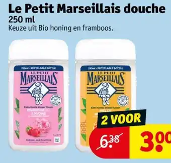 Kruidvat Le Petit Marseillais douche 250 ml aanbieding