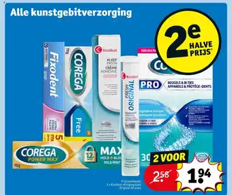 Kruidvat Alle kunstgebitverzorging aanbieding