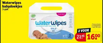 Kruidvat Waterwipes babydoekjes 3-pak aanbieding