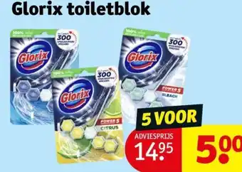 Kruidvat Glorix toiletblok aanbieding