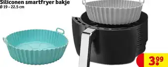 Kruidvat Siliconen smartfryer bakje 19 - 22,5 cm aanbieding