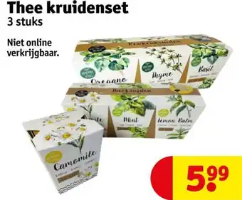 Kruidvat Thee kruidenset 3 stuks aanbieding