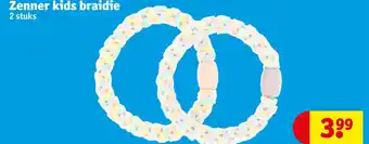 Kruidvat Zenner kids braidie 2 stuks aanbieding