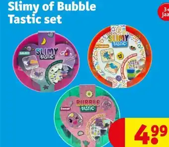 Kruidvat Slimy of Bubble Tastic set aanbieding