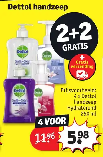 Kruidvat Dettol handzeep aanbieding