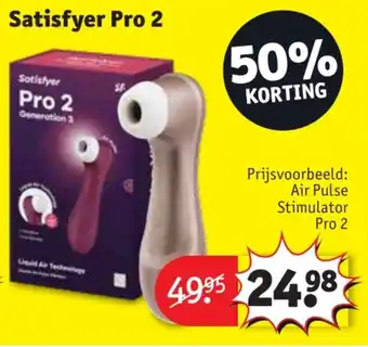 Kruidvat Satisfyer Pro 2 aanbieding