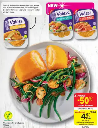Carrefour Market Vegetarische producten Valess. aanbieding