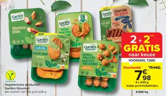 Vegetarische producten Garden Gourmet