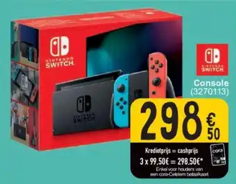 Cora NINTENDO SWITCH Console aanbieding