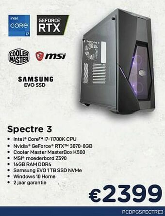 CompuDeals Pointer systems spectre 3 aanbieding