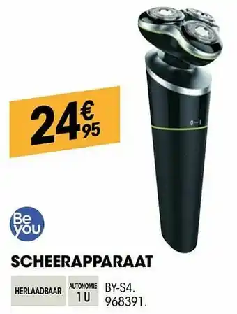 Electro Depot Be you scheerapparaat by-s4 aanbieding
