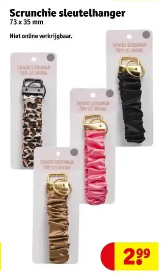 Scrunchie sleutelhanger