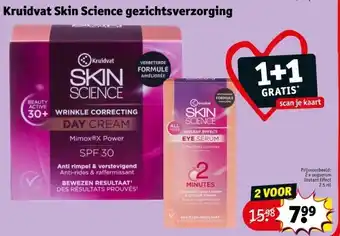 Kruidvat Kruidvat Skin Science gezichtsverzorging aanbieding