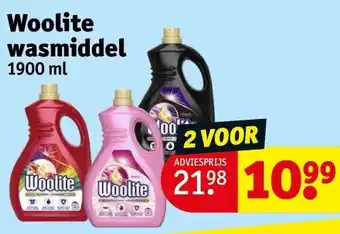 Kruidvat Woolite wasmiddel aanbieding