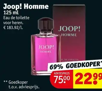 Kruidvat Joop! Homme aanbieding