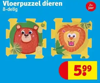 Kruidvat Vloerpuzzel dieren aanbieding