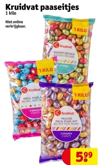Kruidvat Kruidvat paaseitjes aanbieding