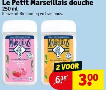 Kruidvat Le Petit Marseillais douche aanbieding