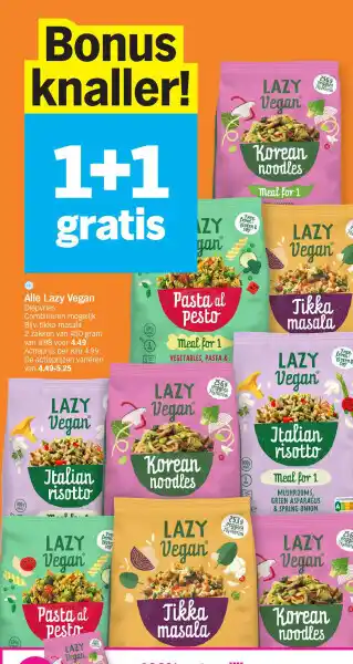 Albert Heijn Alle Lazy Vegan aanbieding