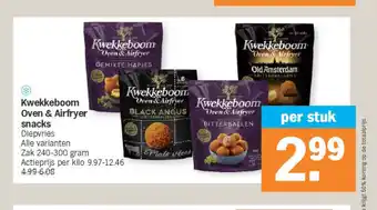 Albert Heijn Kwekkeboom Oven & Airfryer snacks aanbieding