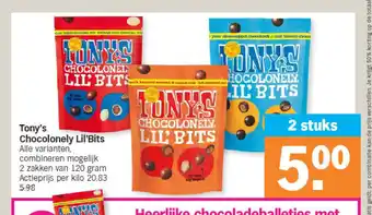 Albert Heijn Tony's Chocolonely Lil'Bits aanbieding