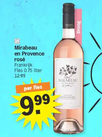 Albert Heijn Mirabeau en Provence rosé aanbieding