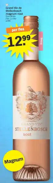 Albert Heijn Grand Vin de Stellenbosch magnum rosé aanbieding