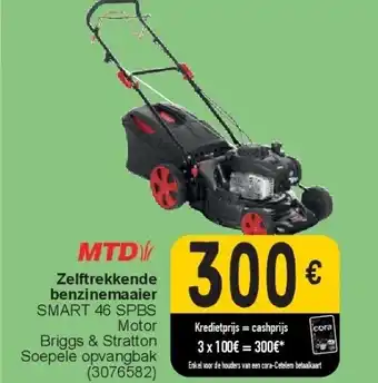 Zelftrekkende benzinemaaier