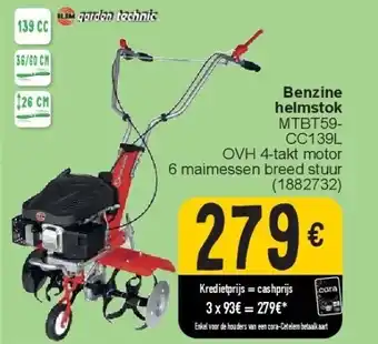 Cora Benzine helmstok aanbieding