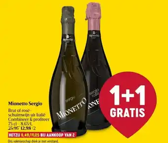 Delhaize Mionetto Sergio aanbieding