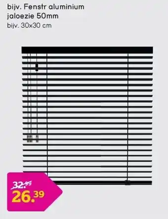 Leen Bakker Fenstr aluminium jaloezie 50mm aanbieding