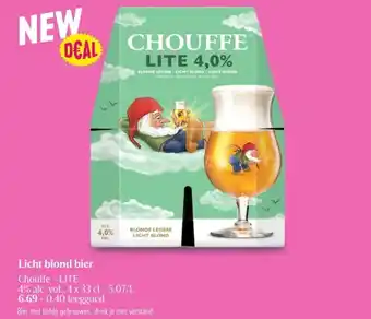 Delhaize Licht blond bier aanbieding