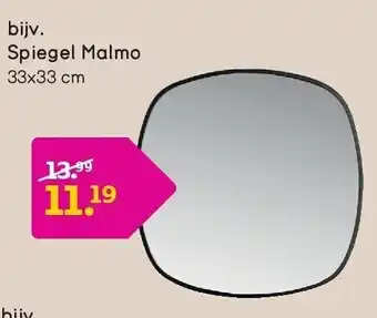 Leen Bakker Spiegel Malmo aanbieding