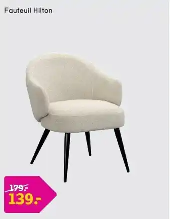 Leen Bakker Fauteuil Hilton aanbieding