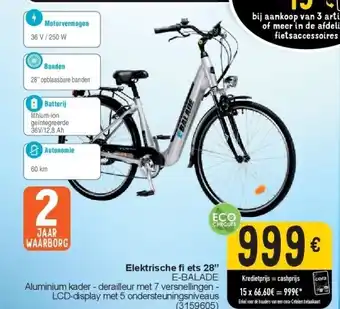 Cora Elektrische fi ets 28” aanbieding
