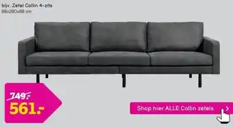 Leen Bakker Zetel Collin 4-zits aanbieding