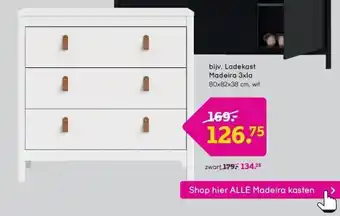 Leen Bakker Ladekast Madeira 3xla aanbieding