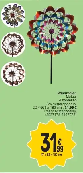 Cora Windmolen aanbieding