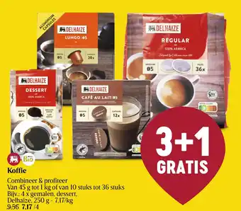 Delhaize Koffie aanbieding