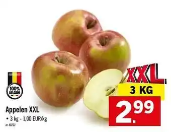Lidl Appelen XXL aanbieding