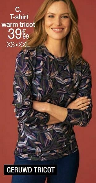 T-shirt warm tricot
