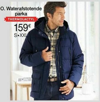Damart Waterafstotende parka aanbieding