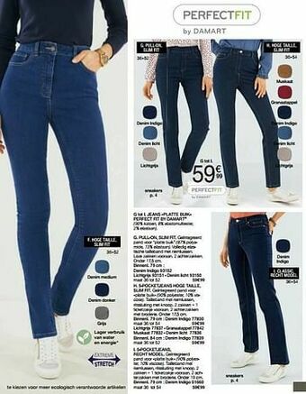 Pull-on slim fit
