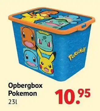 Opbergbox pokemon